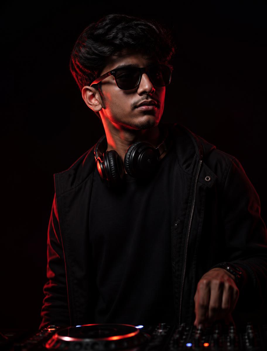 Portrait of DJ RAAVI